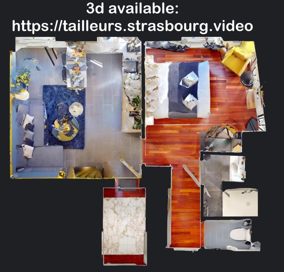 Suite Privative 43M2 - Les Tailleurs A 120M De La Cathedrale Strasburg Zewnętrze zdjęcie